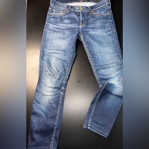 7 For All Mankind The Skinny Blue Denim Jeans Size 26 EUC